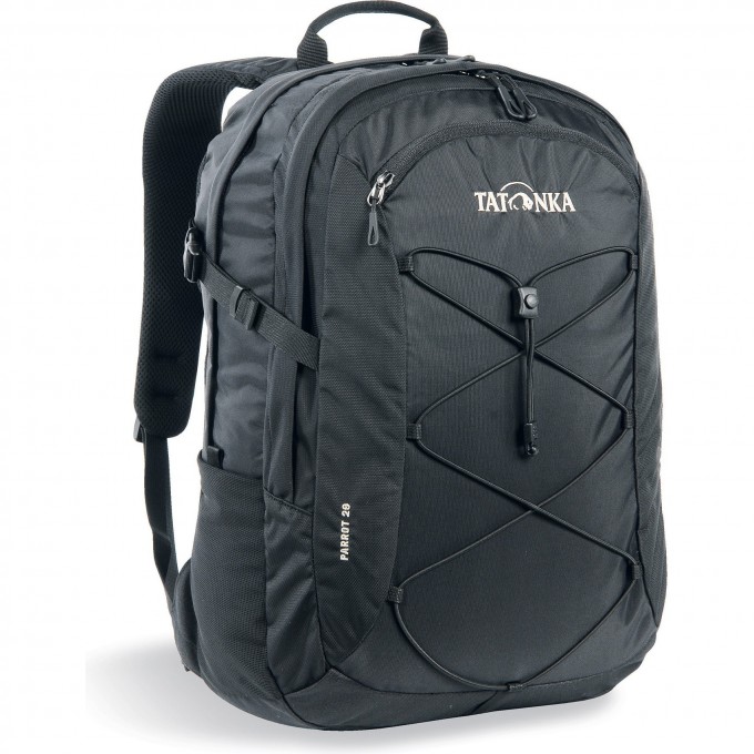 Объемный городской рюкзак с отделением для ноутбука TATONKA PARROT 29 black 1620.040 - black Объемный городской рюкзак с отделением для ноутбука TATONKA PARROT 29 black 1620.040 - black