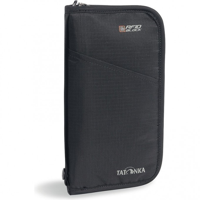 Плоская сумка для документов с защитой данных TATONKA TRAVEL ZIP L RFID black 2957.040 - black Плоская сумка для документов с защитой данных TATONKA TRAVEL ZIP L RFID black 2957.040 - black