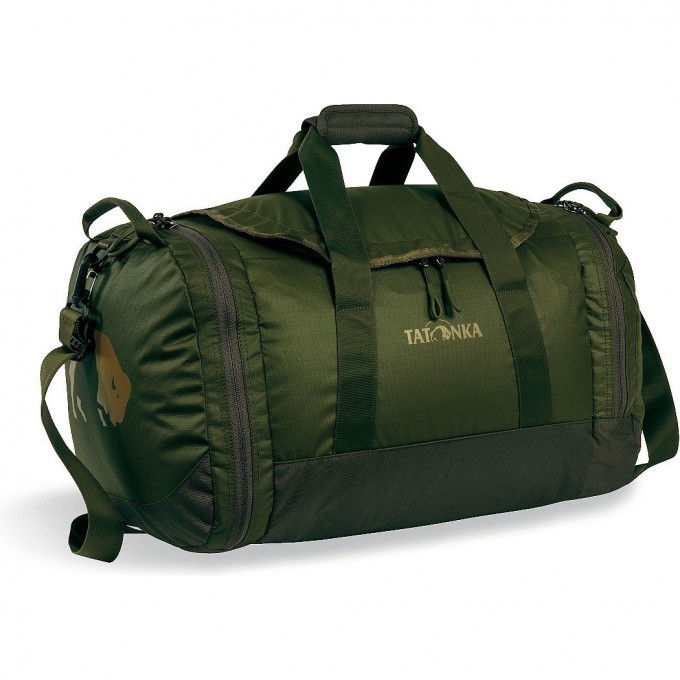 Складная дорожная сумка объемом 45 литров TATONKA TRAVEL DUFFLE M olive 1944.331 - olive Складная дорожная сумка объемом 45 литров TATONKA TRAVEL DUFFLE M olive 1944.331 - olive