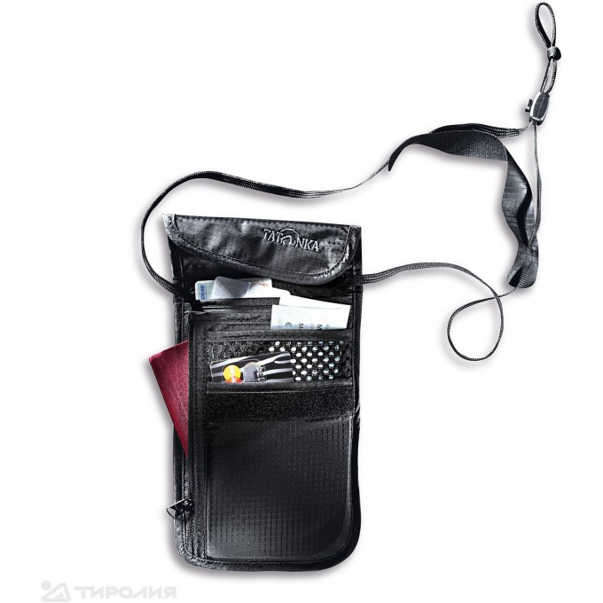 Сумочка-кошелек для скрытого ношения TATONKA SKIN NECK POUCH black 2858.040 Сумочка-кошелек для скрытого ношения TATONKA SKIN NECK POUCH black 2858.040