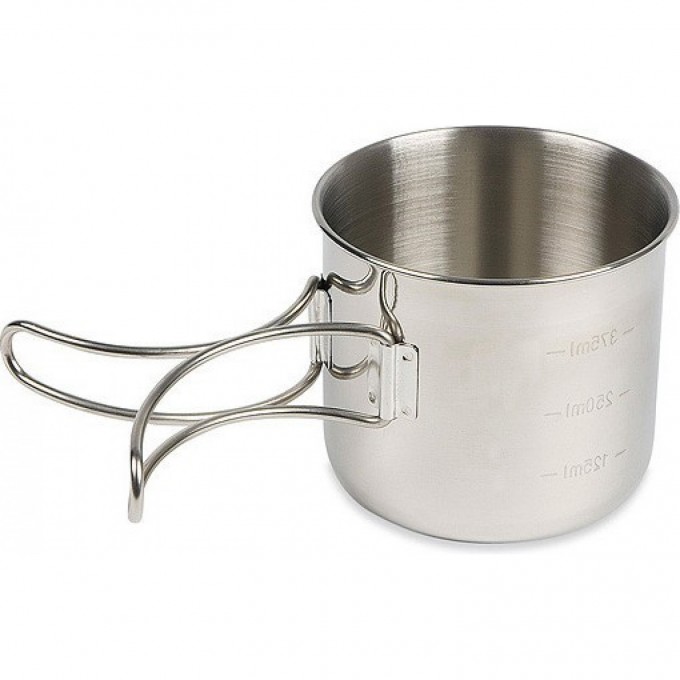 Универсальная кружка TATONKA HANDLE MUG из нержавеющей стали со складной ручкой 4072 Универсальная кружка TATONKA HANDLE MUG из нержавеющей стали со складной ручкой 4072
